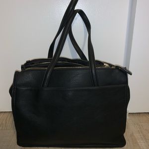 Large Black Work Bag/ Purse